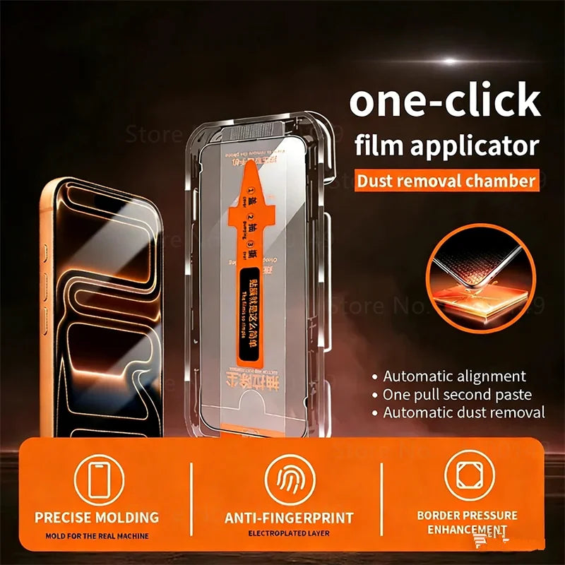 1-5PCS Tempered Glass Screen Protector for IPhone Air 17 16 E 15 14 11 13 Pro Max Plus 12 Mini 17Pro Screenprotector Film Cover