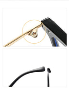 Cat Eye Oversized Glasses Frame TR90 Glasses Personality Fashion Butterfly Computer Glasses Triangle Eyewear 2024