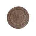 Nordic Style Imitation Cotton Yarn Placemat Round Ramie Woven Coaster Insulation Dish Mat Household Anti-scald Mat