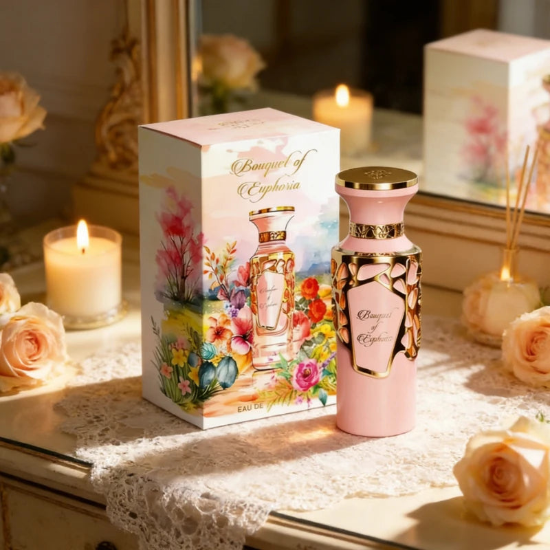 Perfume Arabes Unisex Oriental Floral Sweet Romantic Elegant Soft Smooth Refined Spray Luxury Long Lasting Fragrance 100ml