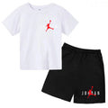 Children's Summer Sports Clothing T-shirts, Short Sleeves and Shorts for Boys and Girls Sports Outfits for Children Aged 3 to 13