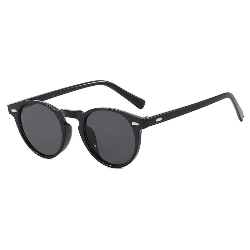 Vintage Punk Round Vintage Sunglasses Women Retro Luxury Designer Sun Glasses for Female Oculos De Sol Shades UV400