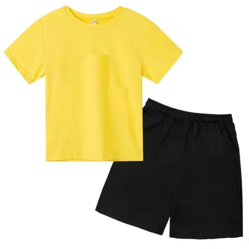 Casual Anime Kids Spring Autumn 2-Piece Set, Hoodie + Jogger Pants, Tracksuit for Boys & Girls Aged 2-13, Street Style Children'