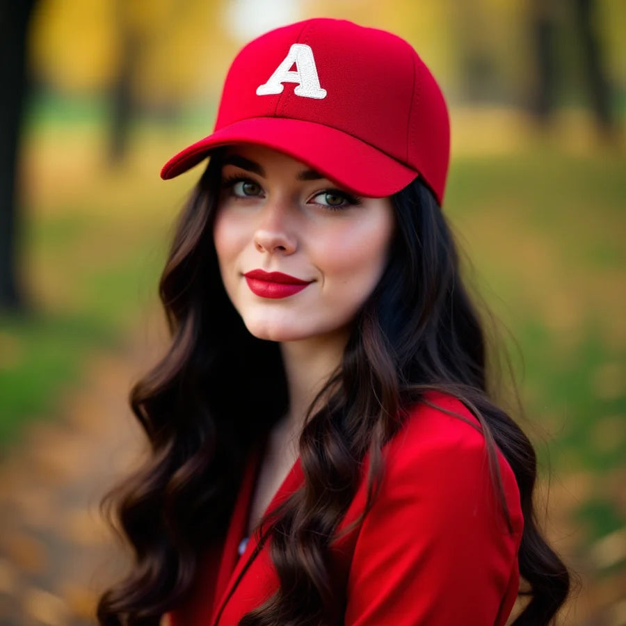 1pc Unisex A-Z Letter Pattern Sun-Shading Baseball Hat, Casual Versatile Breathable Sunscreen Cap, Suitable For Daily Wear Fashi