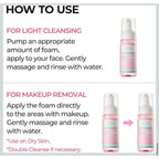 Dr.Melaxin Melting Cleanser - Hypoallergenic Makeup remover with Quick Bubble, Deep Pore Cleansing for all skin type, 150ml