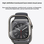 Glass+Case for Apple Watch 46mm 44mm 45mm 41 40 38 42mm Screen Protector Cover Change Ultra Bumper iWatch Series 10 9 8 7 SE 6 5