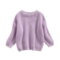 Autumn Newborn Baby Girl Boy Knitted Long Sleeve Warm Sweater Winter Candy Colors Loose Pullover Casual Tops Kids Clothes 3M-5Y