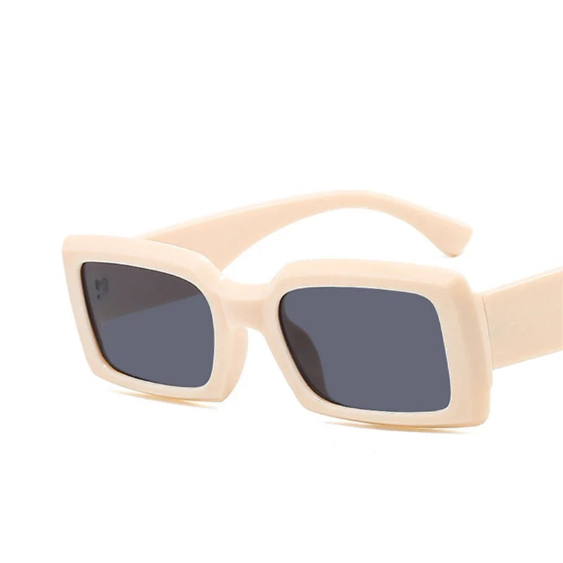 2022 Pink Shades Women Small Sunglasses Black Fashion Square Glasses Vintage Retro Green Glasses Female Unisex Oculos Feminino