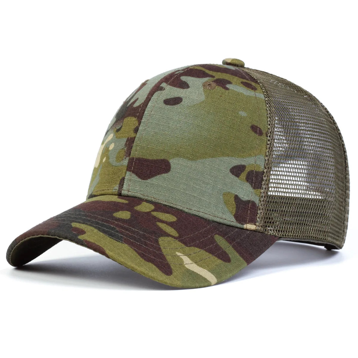 New Baseball Hat Outdoor Men's Mesh Hat Sports Fashion Sunshade Duck Tongue Hat Breathable Sunscreen Hat