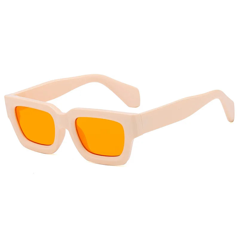Fashions Retro Square Sunglasses Men Cat Eye Sun Glasses Brand Rectangle Eyewear UV400 Summer Shades Vintage Punk Eyeglasses