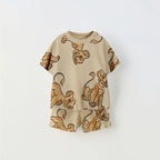 Mickey Mouse Tshirt+Short 2Piece Set Summer Wear Children New Short Sleeve Suit 2026 Summer Kids Cartoon T-shirt Loose Shorts