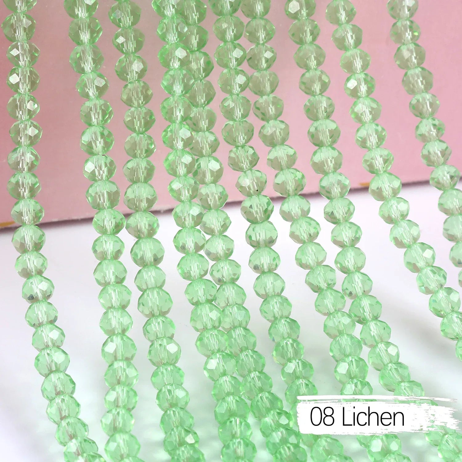 2mm 4mm 6mm 8mm Rondelle Austria Crystal Beads Faceted Glass Beads Loose Spacer Beads for DIY Bracelet Garment Making
