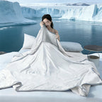 Cooling Blanket for Summer Duvet Cooling Blankets for Hot Sleeper Skin-friendly Comforter Soft Breathable Cool Quilt Durable