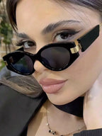 Small Frame Y2k Sunglasses Women Brand Designer Vintage Punk Sun Glasses Female Personality Fashion Shades Oculos De Sol