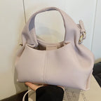2026 Stylish Designer French Cloud Bag Niche Genuine Leather High-End Crossbody Dumpling Bag Versatile Handbag Shoulder Bag