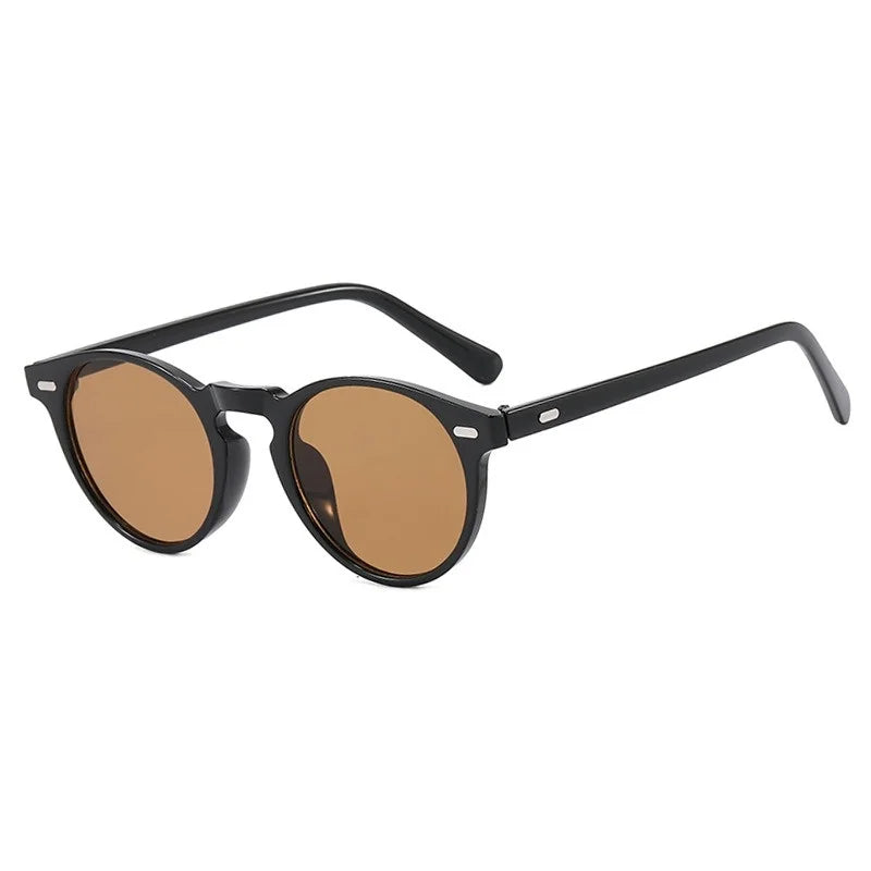 Vintage Punk Round Vintage Sunglasses Women Retro Luxury Designer Sun Glasses for Female Oculos De Sol Shades UV400