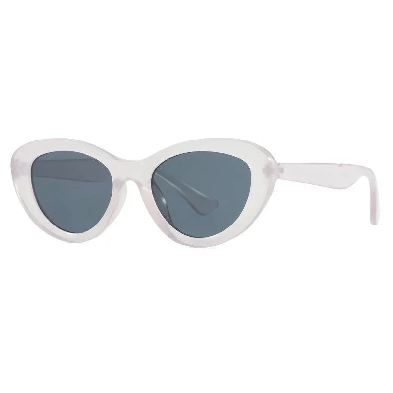 Retro Concave Cat Eye Sunglasses Women Fashion Brand Designer New Sun Glasses Cateye Eyeglasses Shadow for Female