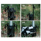 Canopy Pole Fixator Large Pipe Diameter Tent Sunshade Support Pole Fixed Pipe Frame Beach Umbrella Adjustment Base
