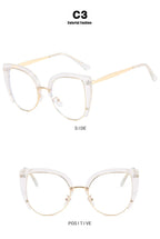 Quality Cat Eye Half Frame Oversized Frame Glasses Anti-blue Light 2023 New Glasses Frame Ins Retro Trend Fashion Glasses 2023