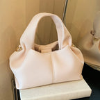 2026 Stylish Designer French Cloud Bag Niche Genuine Leather High-End Crossbody Dumpling Bag Versatile Handbag Shoulder Bag