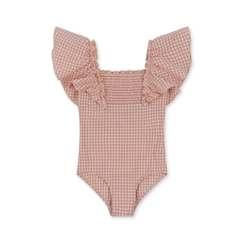 2025 Summer Baby Girls KS Swimwear Sets One Piece Kids swan Swimsuits Holiday Outwear Toddler Girl Sequin Swim Bikini Shorts Cap