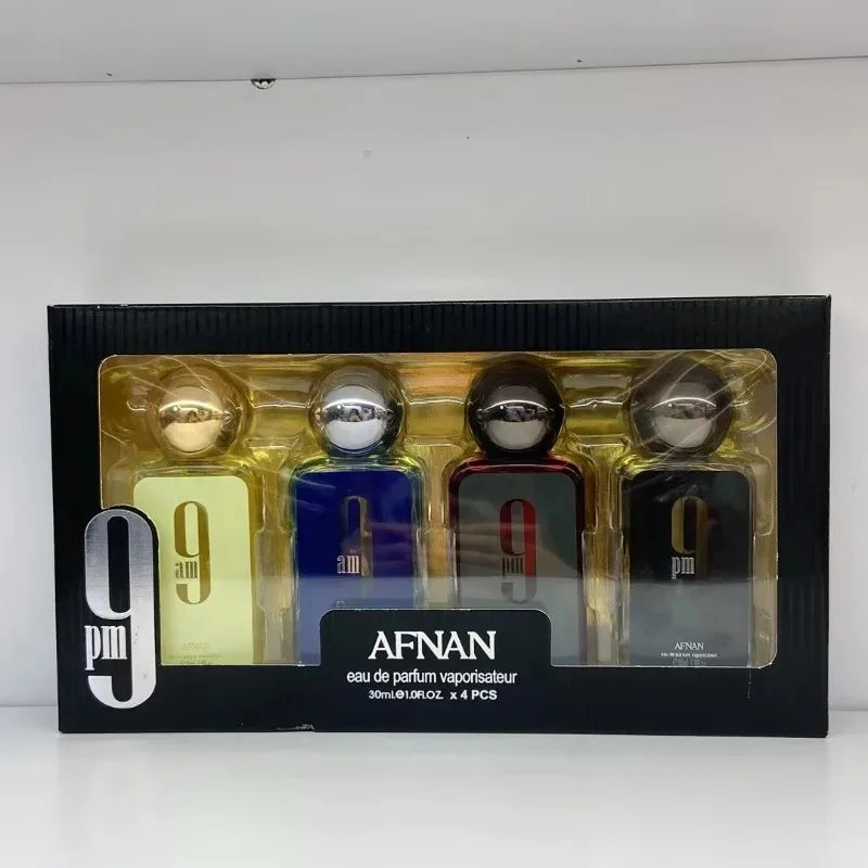 4PCS Perfume Set 30ML Unisex Eau De Parfum Long Lasting Fresh Sweet Woody Aromatic Fragrance Collection Luxury Mini Gift Set