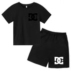 2-13Y Kids Spring & Autumn Casual Cartoon & Letter Print 2-Piece Set Hoodie & Jogging Pants Tracksuit Outfits for Boys & Girls