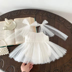 2026 Summer Baby Clothes Infant Girls Party Dress Lace Bodysuits & One-pieces 100-day Photo Dress Baby Photograph Clothing