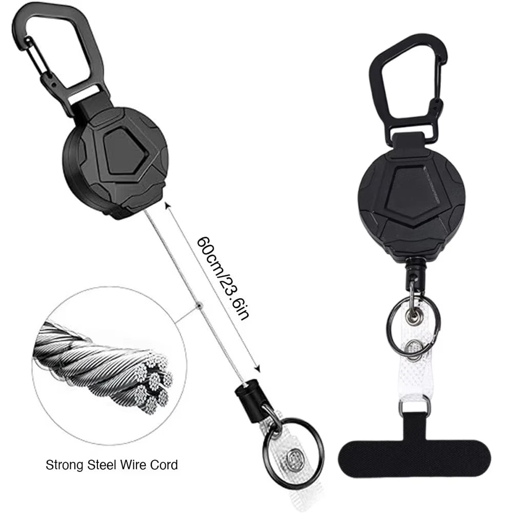 Retractable Lanyard Anti-Theft Phone Holder Travel Cellphone Lanyard Strap Smartphone Safety Tether With Belt Clip