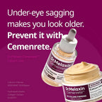 Cemenrete Calcium Skincare Set - Calcium Volume Serum Cream Eye Patches Multi Balm Anti Aging Firming Fade Fine Lines Brighten