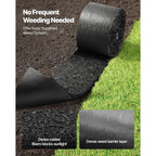Rubber Mulch Roll 140 x 5.5in for Landscaping Recycled 2 Rolls Mulch Mat