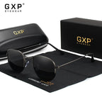 GXP Fashion Anti-glare Sunglasses Men Polygon Retro Sunscreen Glasses Leisure Glasses Outdoor Polarized Driving Eyewear UV400