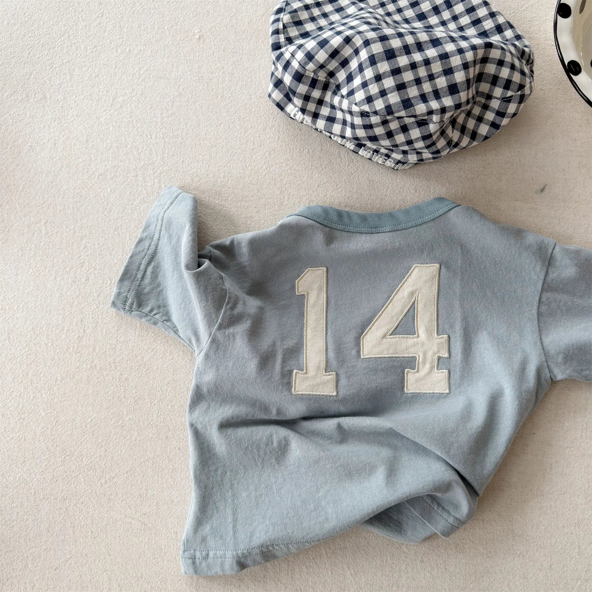 2026 Summer New Children Short Sleeve T Shirts Cotton Boys Letter Print Casual Tee Baby Girls O-neck Loose Tops Kids Clothes